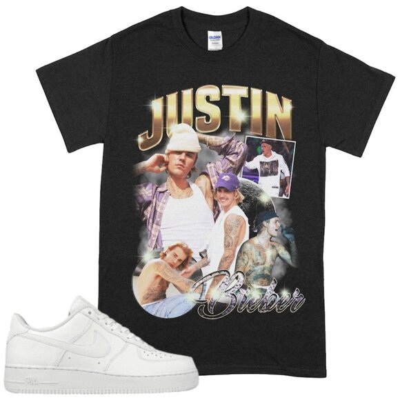 Justin Bieber Unisex Shirt Vintage Style Concert Tee 99 - Picture 1 of 5